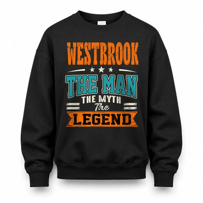 WESTBROOK HH F007 The Man The Myth The Legend Personalized Shirt – Gift for Men
