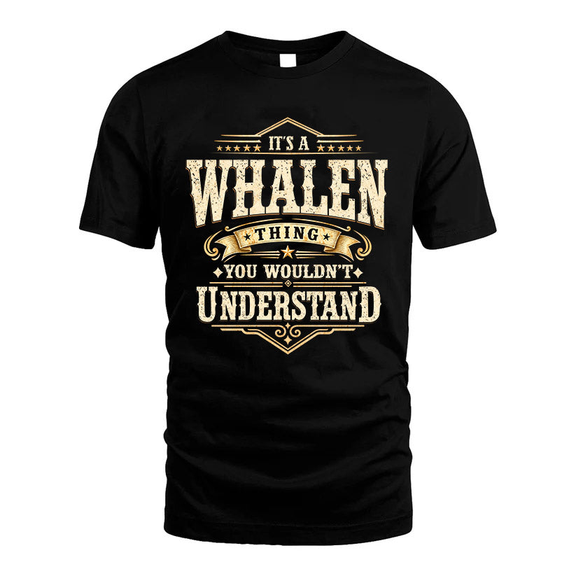 WHALEN HH-F009–Personalized Name Quote Apparel “It’s an NAME Thing You Wouldn’t Understand”