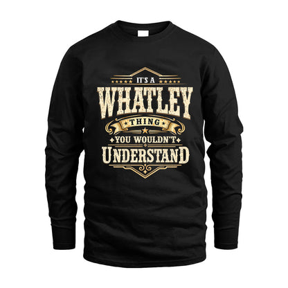 WHATLEY HH-F009–Personalized Name Quote Apparel “It’s an NAME Thing You Wouldn’t Understand”