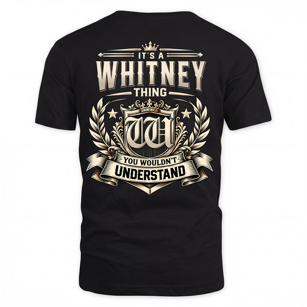 WHITNEY HH-F006 Thing Personalized Name T Shirt – You Wouldn’t Understand