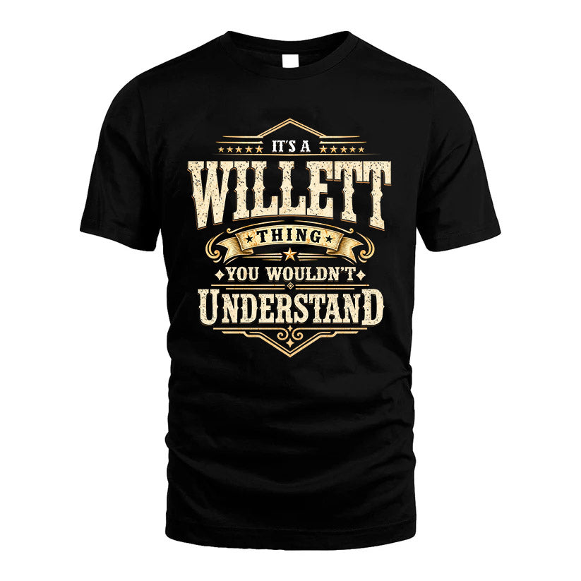 WILLETT HH-F009–Personalized Name Quote Apparel “It’s an NAME Thing You Wouldn’t Understand”