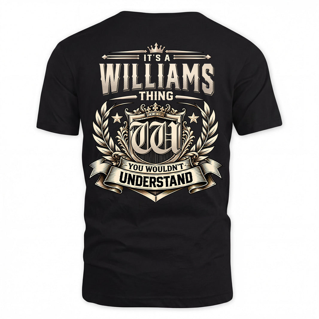 WILLIAMS HH-F006 Thing Personalized Name T Shirt – You Wouldn’t Understand