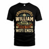 WILLIAM TT898-K6-229 – Personalized Funny Camping Quote Apparel “The Adventure Begins When The WiFi Ends”