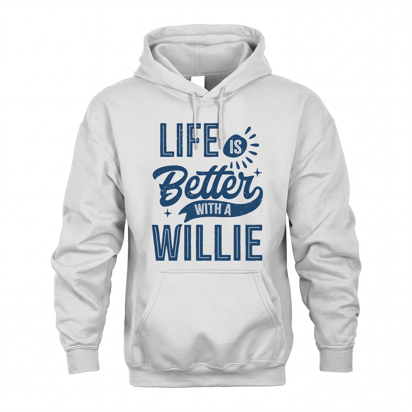 WILLIE HH88-K2–Personalized Name Quote T-Shirt Life Is Better With Unisex Gift