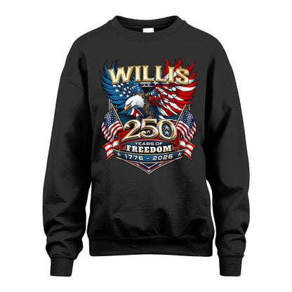 WILLIS HH88-K250-101...250 Years Of Freedom 1776-2026