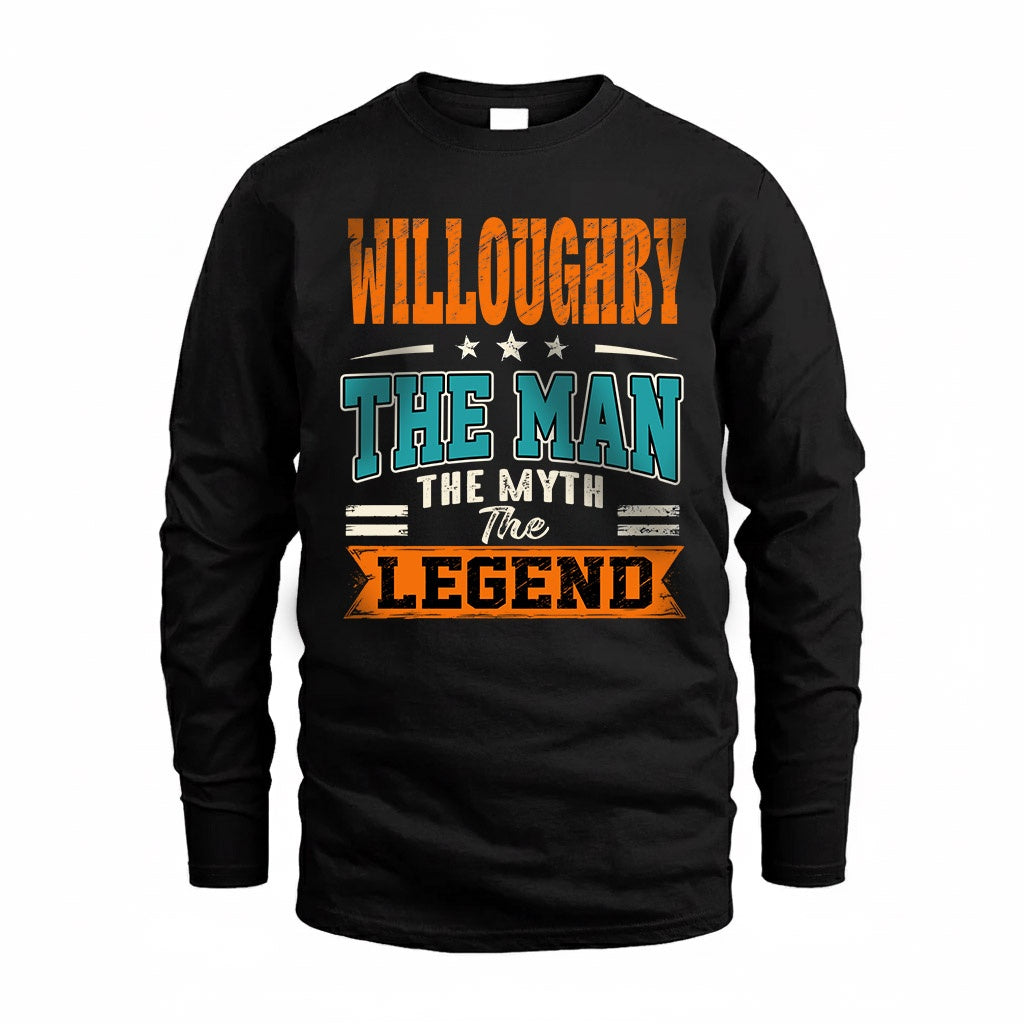 WILLOUGHBY HH F007 The Man The Myth The Legend Personalized Shirt – Gift for Men
