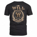 WILL 2K-101–Personalized Name Quote Apparel “I Am NAME May Not Be Perfect But I Am Limited Edition”