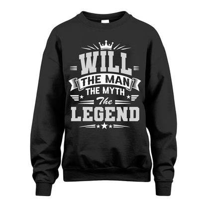 WILL HH F004 The Man The Myth The Legend Personalized Shirt – Gift for Men