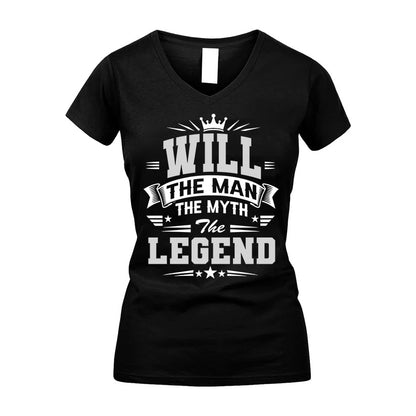 WILL HH F004 The Man The Myth The Legend Personalized Shirt – Gift for Men