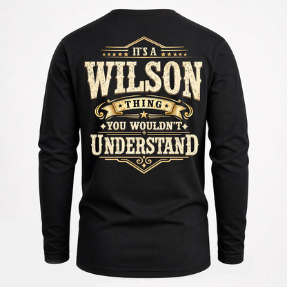 WILSON HH-F003–Personalized Name Quote Apparel “It’s an NAME Thing You Wouldn’t Understand”