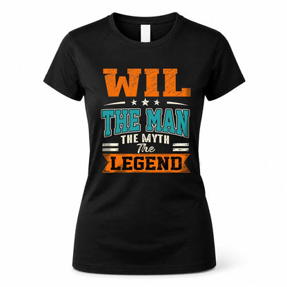 WIL HH F007 The Man The Myth The Legend Personalized Shirt – Gift for Men
