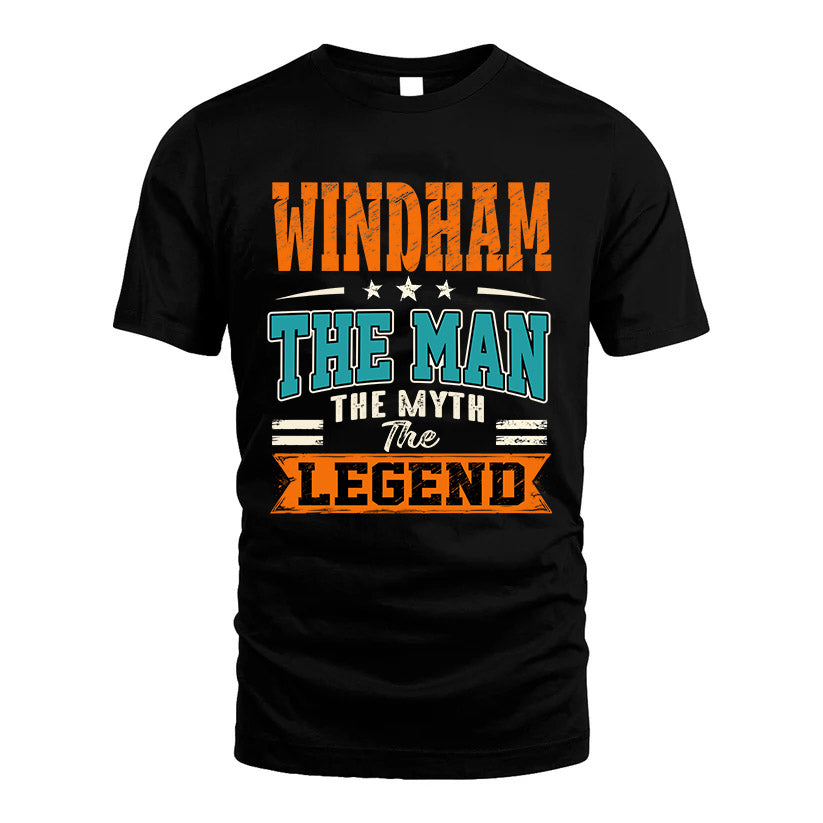 WINDHAM HH F007 The Man The Myth The Legend Personalized Shirt – Gift for Men