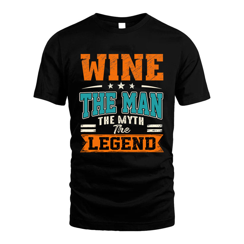 WINE HH F007 The Man The Myth The Legend Personalized Shirt – Gift for Men