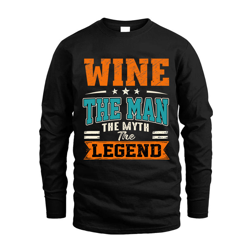 WINE HH F007 The Man The Myth The Legend Personalized Shirt – Gift for Men