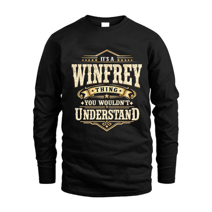 WINFREY HH-F009–Personalized Name Quote Apparel “It’s an NAME Thing You Wouldn’t Understand”