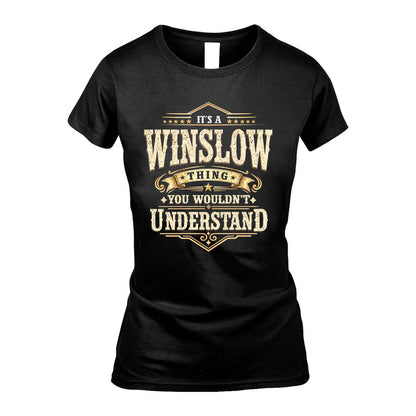 WINSLOW HH-F009–Personalized Name Quote Apparel “It’s an NAME Thing You Wouldn’t Understand”