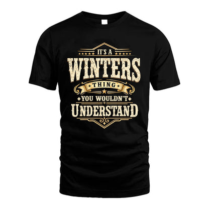 WINTERS HH-F009–Personalized Name Quote Apparel “It’s an NAME Thing You Wouldn’t Understand”
