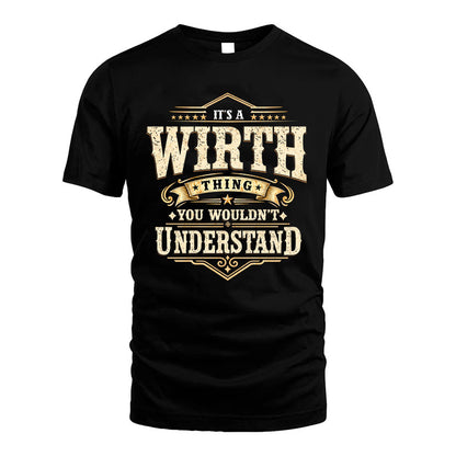 WIRTH HH-F009–Personalized Name Quote Apparel “It’s an NAME Thing You Wouldn’t Understand”