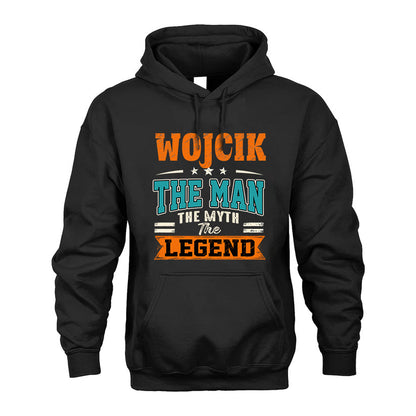 WOJCIK HH F007 The Man The Myth The Legend Personalized Shirt – Gift for Men