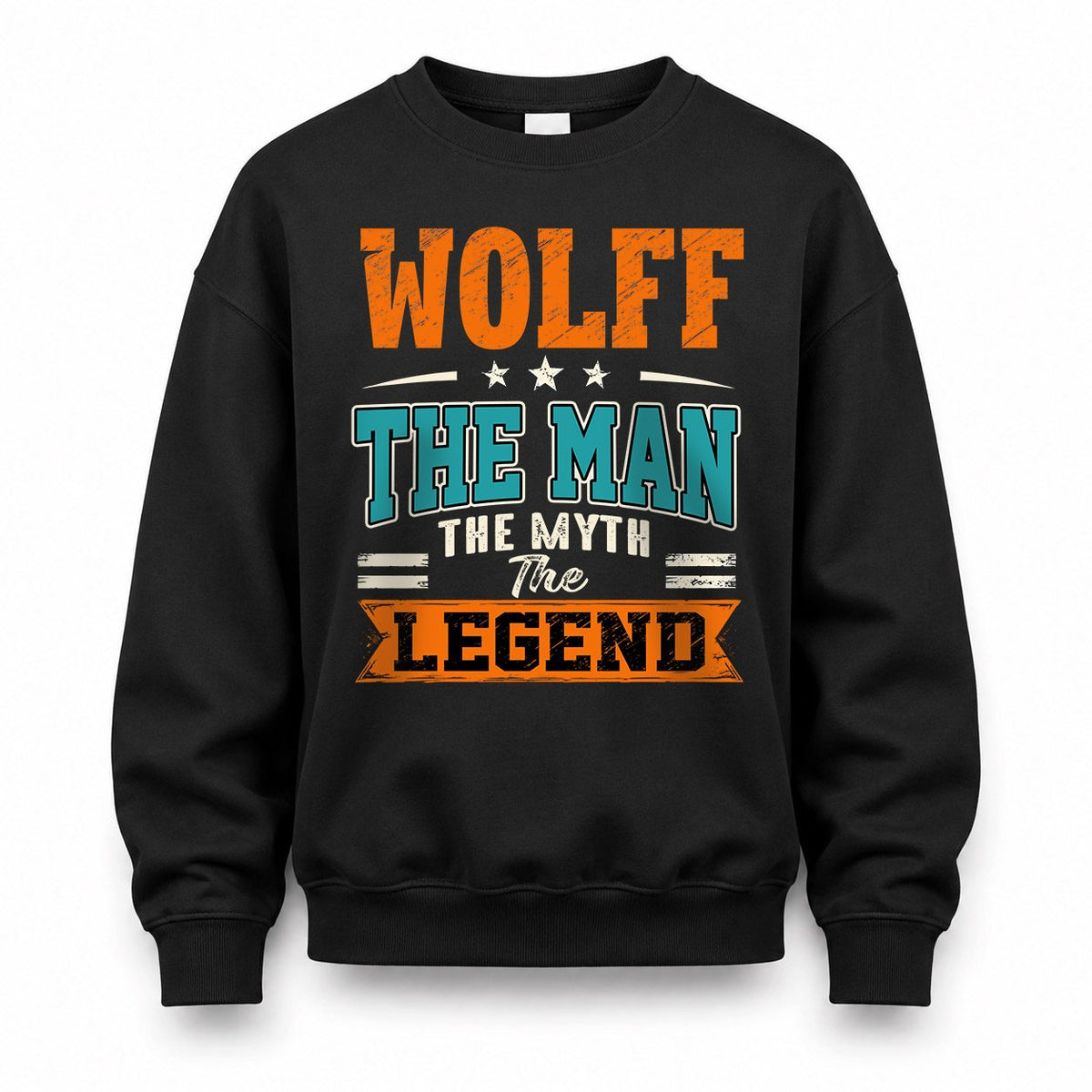 WOLFF HH F007 The Man The Myth The Legend Personalized Shirt – Gift for Men
