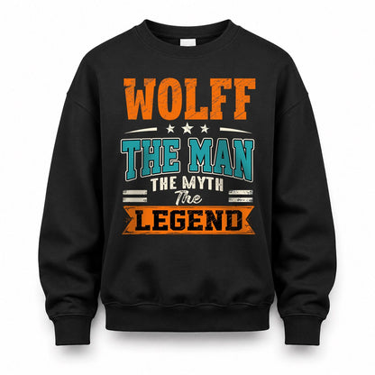 WOLFF HH F007 The Man The Myth The Legend Personalized Shirt – Gift for Men