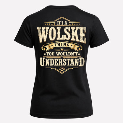 WOLSKE HH-F003–Personalized Name Quote Apparel “It’s an NAME Thing You Wouldn’t Understand”