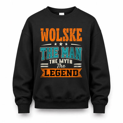 WOLSKE HH F007 The Man The Myth The Legend Personalized Shirt – Gift for Men