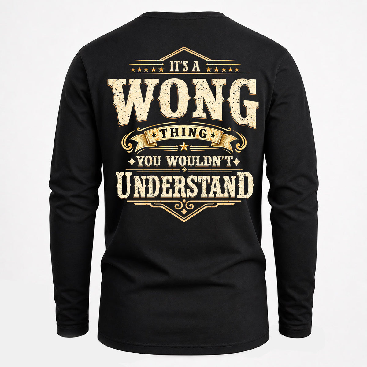 WONG HH-F003–Personalized Name Quote Apparel “It’s an NAME Thing You Wouldn’t Understand”