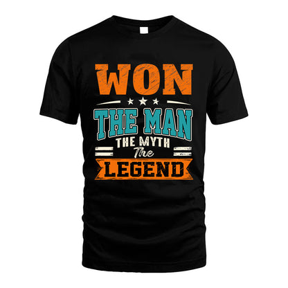 WON HH F007 The Man The Myth The Legend Personalized Shirt – Gift for Men