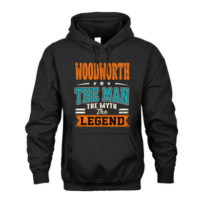 WOODWORTH HH F007 The Man The Myth The Legend Personalized Shirt – Gift for Men