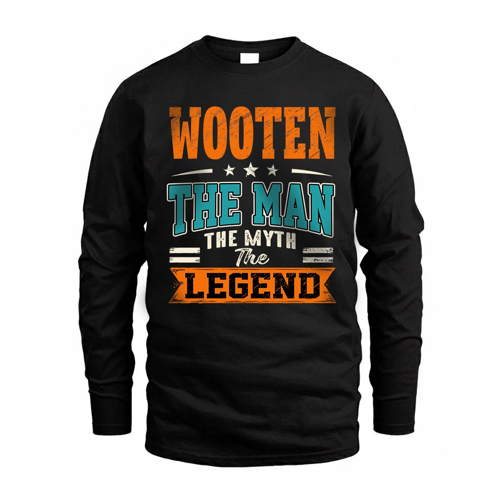 WOOTEN HH F007 The Man The Myth The Legend Personalized Shirt – Gift for Men
