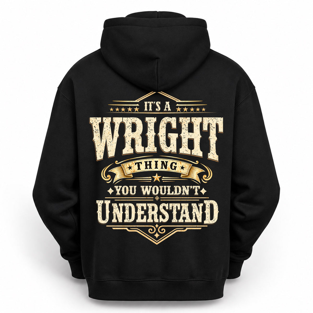 WRIGHT HH-F003–Personalized Name Quote Apparel “It’s an NAME Thing You Wouldn’t Understand”