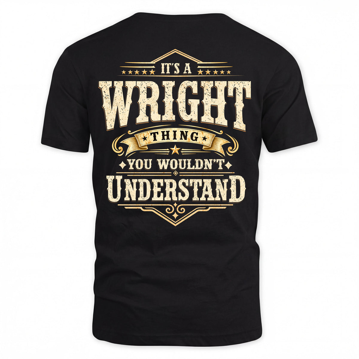WRIGHT HH-F003–Personalized Name Quote Apparel “It’s an NAME Thing You Wouldn’t Understand”