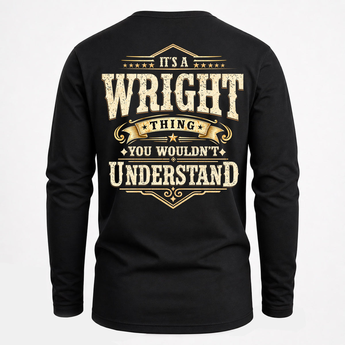 WRIGHT HH-F003–Personalized Name Quote Apparel “It’s an NAME Thing You Wouldn’t Understand”