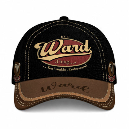 WARD  TC06 HH79 Personalized Distressed Baseball Cap, Custom Retro Trucker Hat, Statement Dad Cap