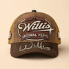 WILLIS TC02 HH79  Personalized Name Baseball Cap, Vintage Retro Hat, Custom Gift for Him & Her