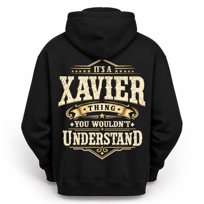 XAVIER HH-F003–Personalized Name Quote Apparel “It’s an NAME Thing You Wouldn’t Understand”
