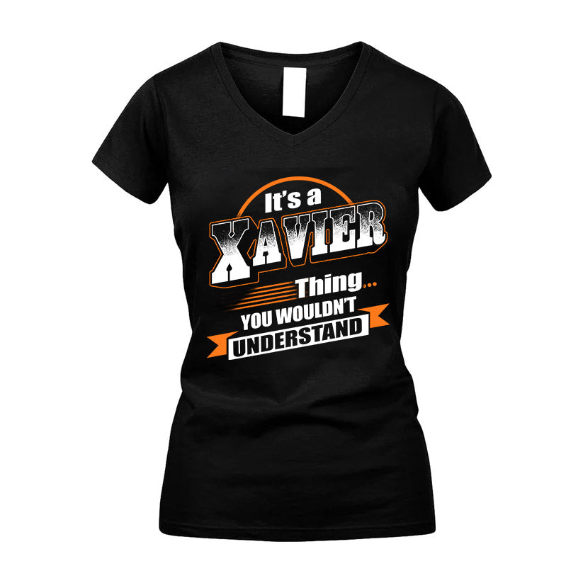 XAVIER HH88-K2-107–Personalized Name Quote Apparel “It’s a/an NAME Thing You Wouldn’t Understand”