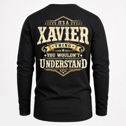 XAVIER HH-F003–Personalized Name Quote Apparel “It’s an NAME Thing You Wouldn’t Understand”