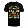 XAVIER TT898-K6-229 – Personalized Funny Camping Quote Apparel “The Adventure Begins When The WiFi Ends”
