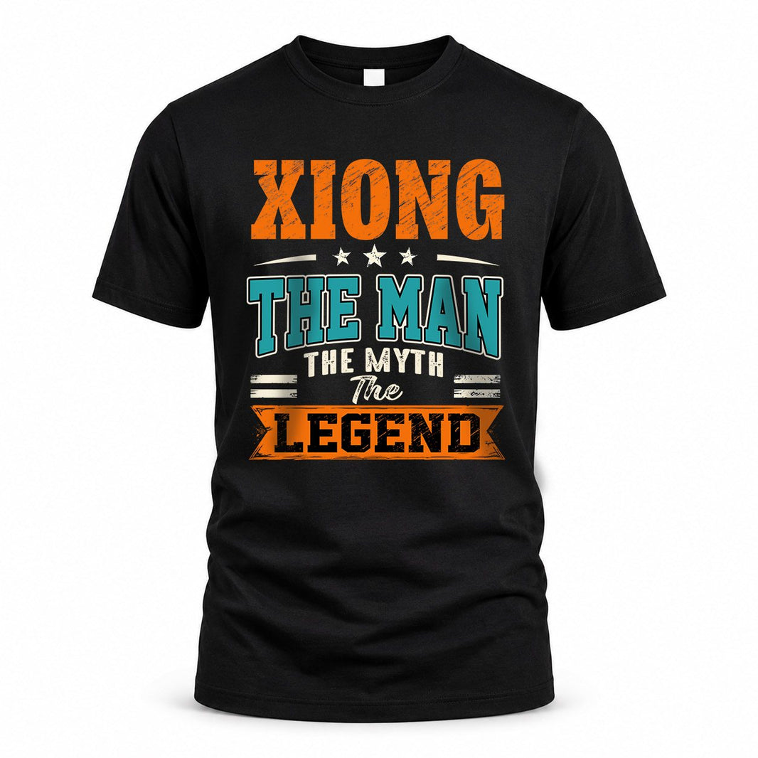 XIONG HH F007 The Man The Myth The Legend Personalized Shirt – Gift for Men