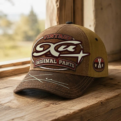 XU TC02 HH79  Personalized Name Baseball Cap, Vintage Retro Hat, Custom Gift for Him & Her