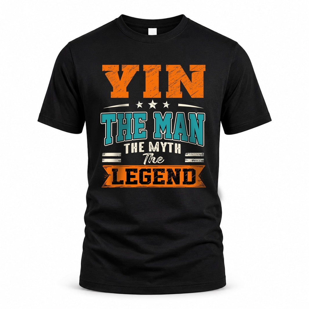 YIN HH F007 The Man The Myth The Legend Personalized Shirt – Gift for Men