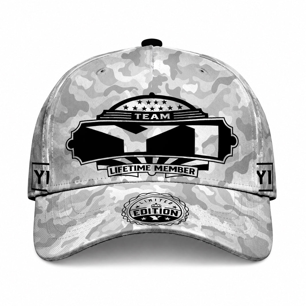 YI TC01 HH79 Team Your Name Hat, Personalized Camo Baseball Cap, Custom Family Gift, Gift for Him Her