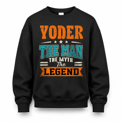 YODER HH F007 The Man The Myth The Legend Personalized Shirt – Gift for Men
