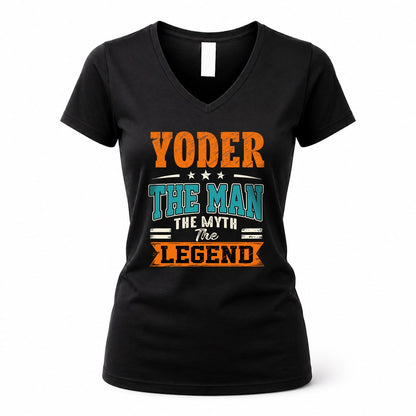 YODER HH F007 The Man The Myth The Legend Personalized Shirt – Gift for Men