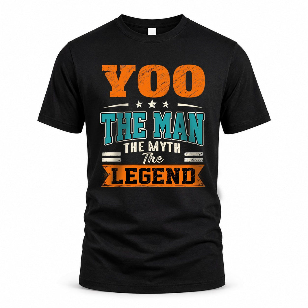 YOO HH F007 The Man The Myth The Legend Personalized Shirt – Gift for Men