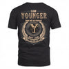 YOUNGER 2K-101–Personalized Name Quote Apparel “I Am NAME May Not Be Perfect But I Am Limited Edition”