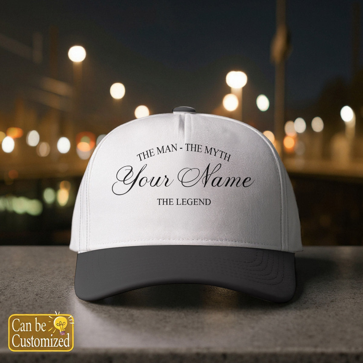YOUR NAME HL01-CP79 Personalized Name Hat