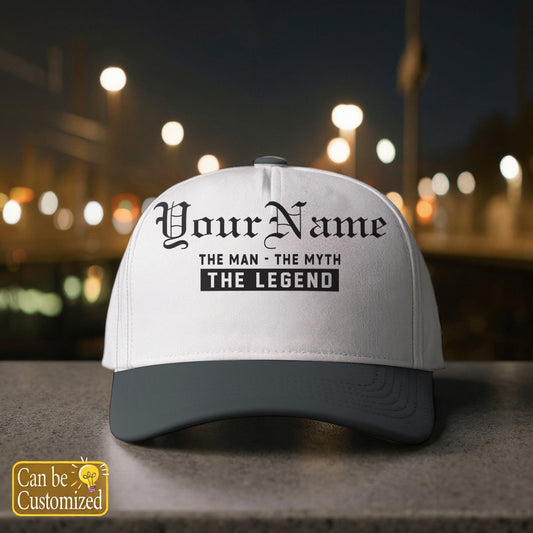 YOUR NAME HL08-CP79 Personalized Name Hat